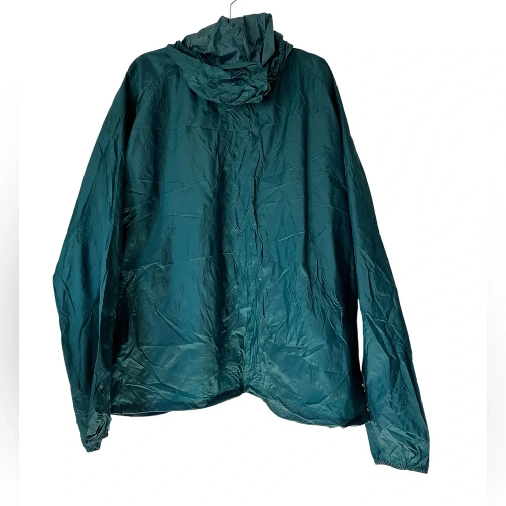 The North Face XXL Green Zip Lightweight Hooded Windbreaker Long Sleeves‎